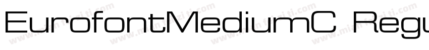 EurofontMediumC Regular字体转换